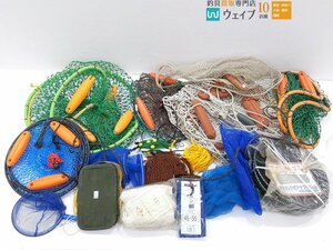 スカリ 丸型スカリ 魚活かし 網 等 計13点 中古