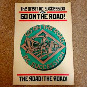 魚]音楽パンフレット RCサクセション GO ON THE ROAD! 1987