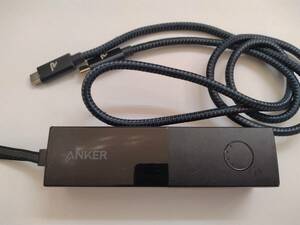 ■アンカー Anker 511 Power Bank (PowerCore Fusion 5000) 急速充電器 モバイルバッテリー A1633 社外　Type-C to C ケーブル C