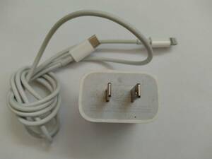 ■純正 Apple アップル 20W USB-C電源アダプタ a2305 emc 3597 USB-C - Lightning充電ケーブル 　39　C