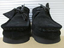 ◆ Clarks Originals クラークス W Wallabee Boot GTX 21621 ワラビー ゴアテックス UK8表記 （26.0cm相当）スエード 黒 ブーツ /6393SA_画像2