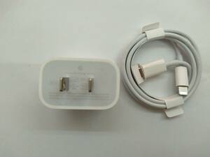 ■純正 Apple アップル 20W USB-C電源アダプタ a2305 emc 3597 USB-C - Lightning充電ケーブル 　①　C