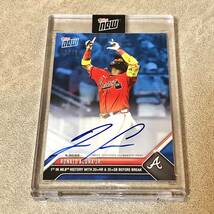 【Ronald Acuna Jr.】/49 On-Card Auto Topps Now 2023 MLBロナルドアクーニャJr.【直筆サインカード】_画像2