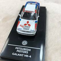 中古 保管品 PARA MITSUBISHI MOTORS 1/64 三菱 ギャラン VR4 Monte Carlo Rally 1991 #4 PA-65102 車 フィギュア_画像3