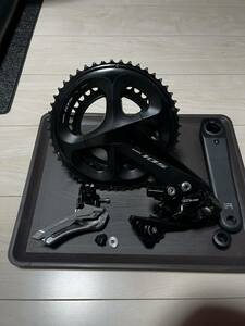 最落無し　SHIMANO シマノ 105 R7000 クランク、FD、RD、3点セット　2x11s グループセット 