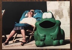 ●ポストカード//Old woman and frog/Printed in Holland