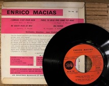 ●7inch.レコード//恋心...他4曲入り/エンリコ・マシアス/ENRICO MACIAS/フランス盤//ぴったりジャストサイズ未使用外袋入り_画像2