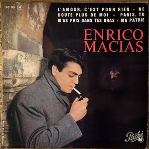 ●7inch.レコード//恋心...他4曲入り/エンリコ・マシアス/ENRICO MACIAS/フランス盤//ぴったりジャストサイズ未使用外袋入り