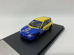 Street Weapon 1/64 ホンダ シビック HONDA Civic EG6 Spoon Sport #95 J04-R-233-3