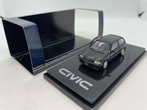 ホビージャパン 1/64 ホンダ Hobby Japan Honda CIVIC Si AT 1984 Black HJ641029ABK J08-1-057-2