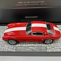 【美品】MINICHAMPS 1：18 　Maserati　A6　First Class Collecton　マセラティ A6 GCS BERLINETTA 1954_画像2