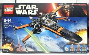 [ нераспечатанный ]LEGO Lego 75102 Star * War z Poe. X wing * Fighter 