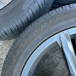 ワーゲン ティグアン Rライン純正 19x8.5J 5H 112 /255/45/R19/ 4本/中古純正アルミホイールの画像7