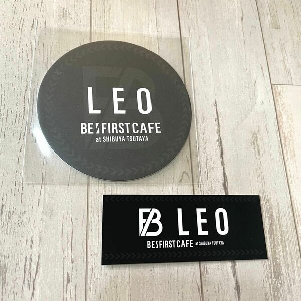 BE:FIRST CAFE レオ LEO コースター ステッカー 推しクーポン