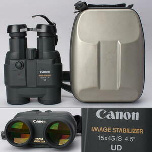 【千f724】Canon 双眼鏡 IMAGE STABILIZER 15X45 IS 4.5°UD キャノン 防振 手ブレ補正