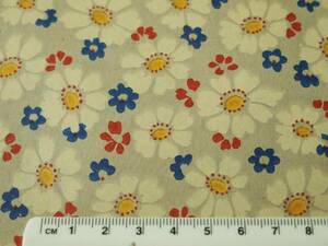  stock a little! Switzerland made Vintage & retro Mid-century wrapping paper ( white, red, blue. floral print print )