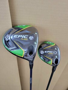 118994。Callaway キャロウェイ EPIC FLASH サブゼロ ドライバー フェアウェイ 1W 5W 2本