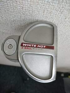 120727*ODYSSEY オデッセイ WHITE HOT PRO 2-BALL パター 34インチ ヘッドカバー付き