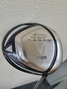 121336。PRGR プロギア iD nabla X ドライバー 1W/10.5° M-43 フレックスS カバー付き