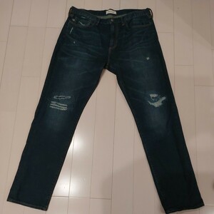 GAP 1969　デニムパンツ　ジーンズ　3432SLIM　ジーパン　ヴィンテージ加工　ダメージ加工　ギャップ　インディゴ