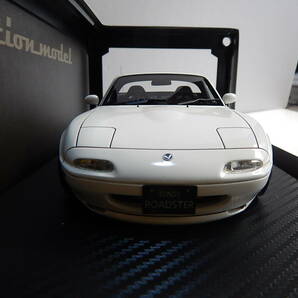 ignition model 1/18 Eunos Roadster （NA） White 0663 ハードトップ仕様の画像4
