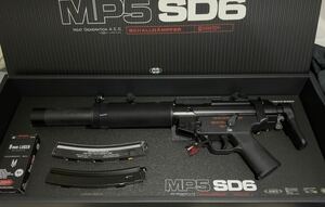 【美品】MP5SD6 次世代 マウント付 東京マルイ製 次世代電動ガンMP5 MP5a4 mp5a5 電動ガン