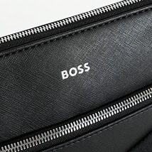 23AW新作■BOSS■クロスボディバッグ■ボス■ストラクチャードレザー エンベロープバッグ■HUGO BOSS■ヒューゴボス_画像6