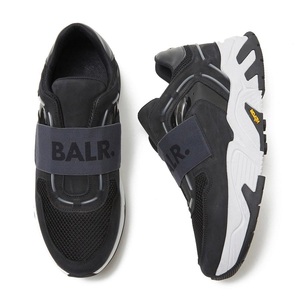 【サイズ選択】定価59300円■BALR.■ ロゴバンド付き 厚底ソールスニーカー■ボーラー■BALR■ビブラムソール■ブラック/黒