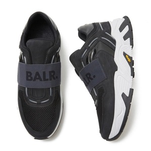 [ size selection ] regular price 59300 jpy #BALR.# Logo band attaching thickness bottom sole sneakers # Borer -#BALR# Vibram sole # black / black 