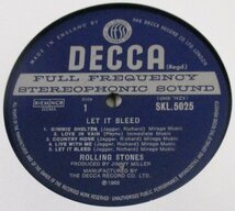 ☆彡 英國盤 Rolling Stones Let It Bleed [ UK ORIG '69 Decca SKL 5025 ]RARE ORIGINAL Unboxed Labels_画像6