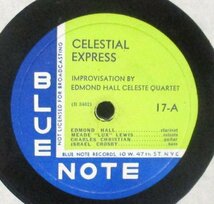 ** Jazz 78rpm ** Edmond Hall Celeste Quartet Celestial Express / Profoundly Blue [ US ] Shellac, 12 inch_画像1