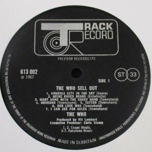 ☆彡 英國盤 The Who The Who Sell Out [ UK ORIG '67 Track Record 613 002 ] First UK pressing in a fully laminated cover.の画像5