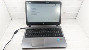 【1円出品・ジャンク・起動可能】HP ProBook 450 G2 ノートパソコン ビジネス 中古 Windows 最安 BIOS office 再利用 パソコン J5