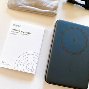 【マグネット式】【モバイルバッテリー】10000mAhMagSafe対応 ワイヤレス モバイルバッテリー マグネット式