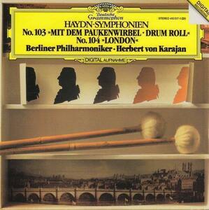 [CD/DG]ハイドン:交響曲第103番&交響曲第104番/H.v.カラヤン&ベルリン・フィルハーモニー管弦楽団 1981-1982