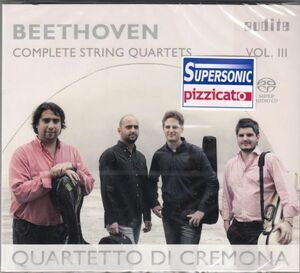 クレモナ四重奏団 QUARTETTO DI CREMONA BEETHOVEN: COMPLETE STRING QUARTETS VOL. 3