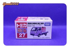 SUBARU　SAMBAR　スバル　サンバー　ケーキカー　TOMY TOMICA　トミカ製　ミニカー　未使用・未開封品！