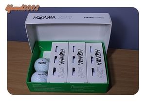 HONMA GOLF　本間　ゴルフボール　D1　ソフト・オールレンジモデル　未使用　９個　+２個（同品USED）　