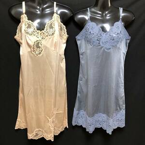 SX-675 ＜特撰＞☆♪The Cecilene & Charle co Beauty My Friends Lingerie ♪☆エレガンスドレススリップ 　2点　Lサイズ(B85cm　丈90cm)