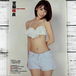 [高品質ラミネート処理][ 山本彩 柏木由紀 小嶋陽菜 他 ] FLASH 2015年12/8号 雑誌 切り抜き 8ページ 水着 グラビア アイドル 芸能人の画像8