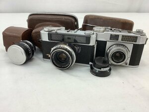 OLYMPUS フィルムカメラ/D.Zuiko 1:2.8・D.Zuiko-W F.C.1:3.5 一部破損含む 中古品 ACB