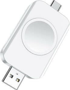 Apple Watch充電器 磁気充電器 マグネット式 USB-A&Type-C