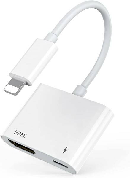 2024新版 iPhone HDMI 変換アダプタ Lightning HDMI