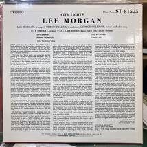 ■即決 240306JAZZ Lee Morgan リー・モーガン City Lights 帯無ライナー付き 見本盤 90年東芝プレス スピンドル・マーク有り_画像2