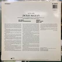 ■即決240320 JAZZ Jackie Mclean ジャッキー・マクリーン New Soil b1-84013 89年米国再発盤 刻印無_画像2