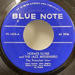 ■即決 7インチ Horace Silver And The Jazz Messengers / The Preacher - Doodlin' 45-1630 j40391 米オリジナル、2曲入り7インチ 