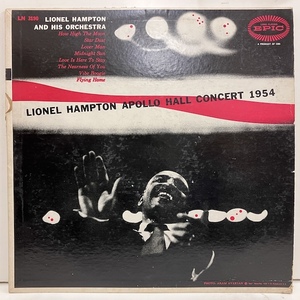 ■即決 JAZZ Lionel Hampton / Apollo Hall Concert 1954 LN3190 j40400 米オリジナル、黄黒ラジアルDg Mono 