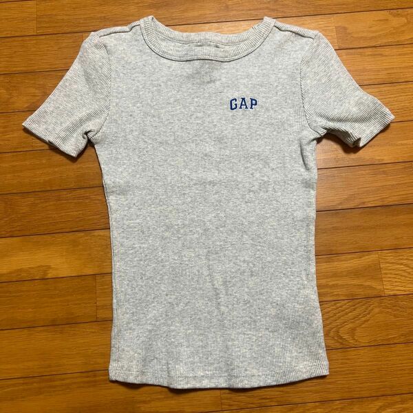 GAP ギャップ Tシャツ 半袖Tシャツ 半袖 ロゴ グレー XXS