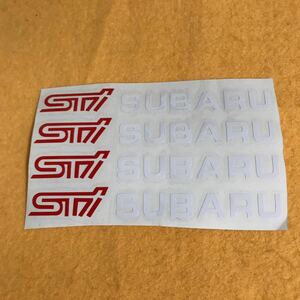 STI/SUBARUのステッカー未使用品