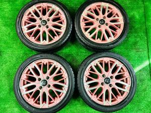 和道　桜ホイール　SEIBERLING SL201タイヤ　中古　４本１５インチ　165/50R15 軽自動車用タイヤホイールセット